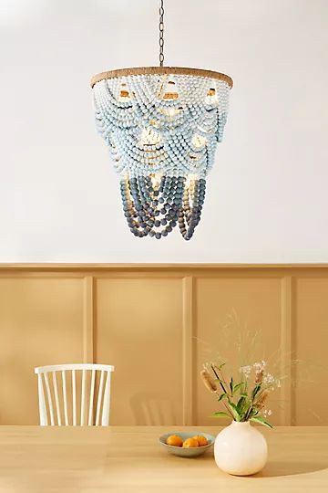 Aquamarine Beaded Chandelier | Anthropologie (US)