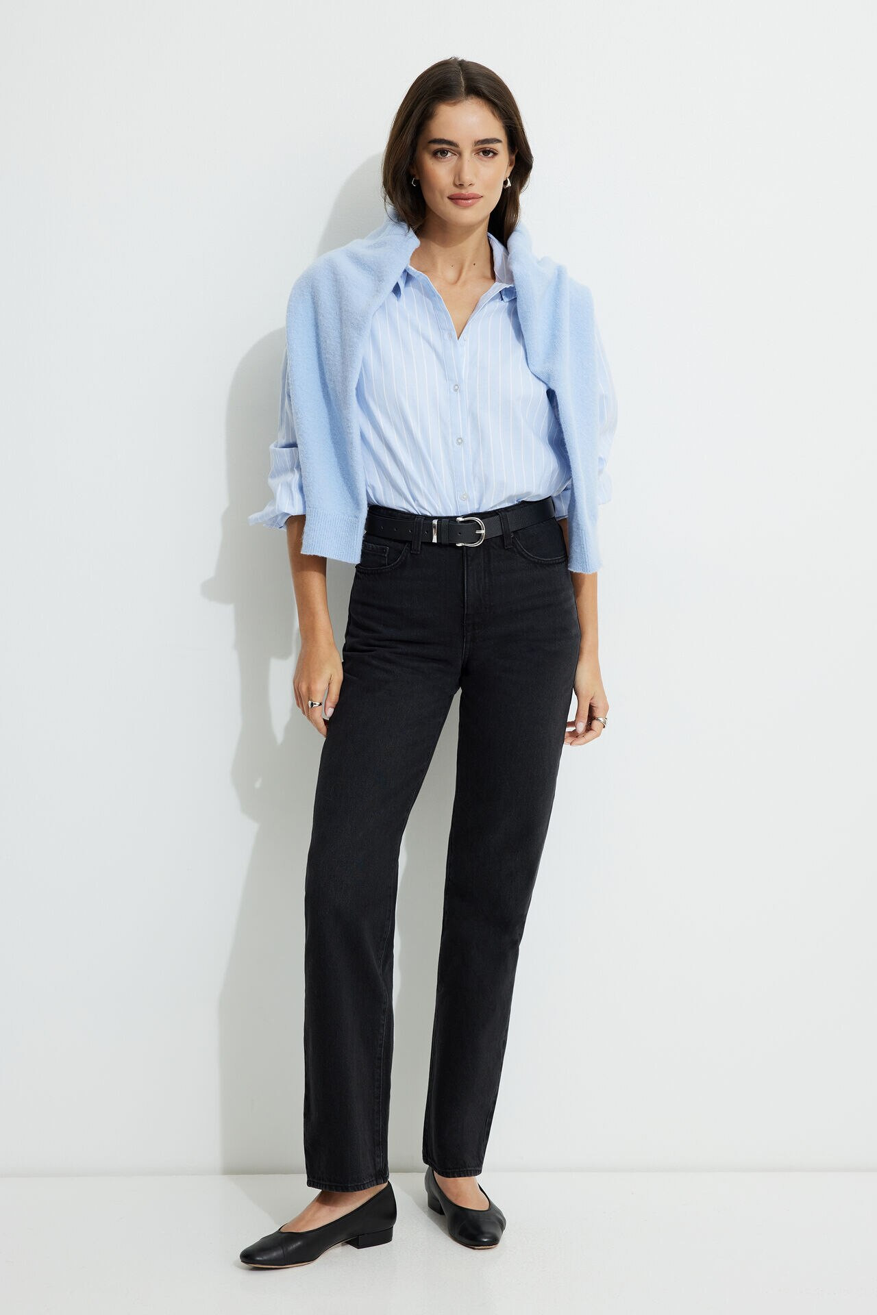 Cara High Rise Straight Jeans | Dynamite Clothing