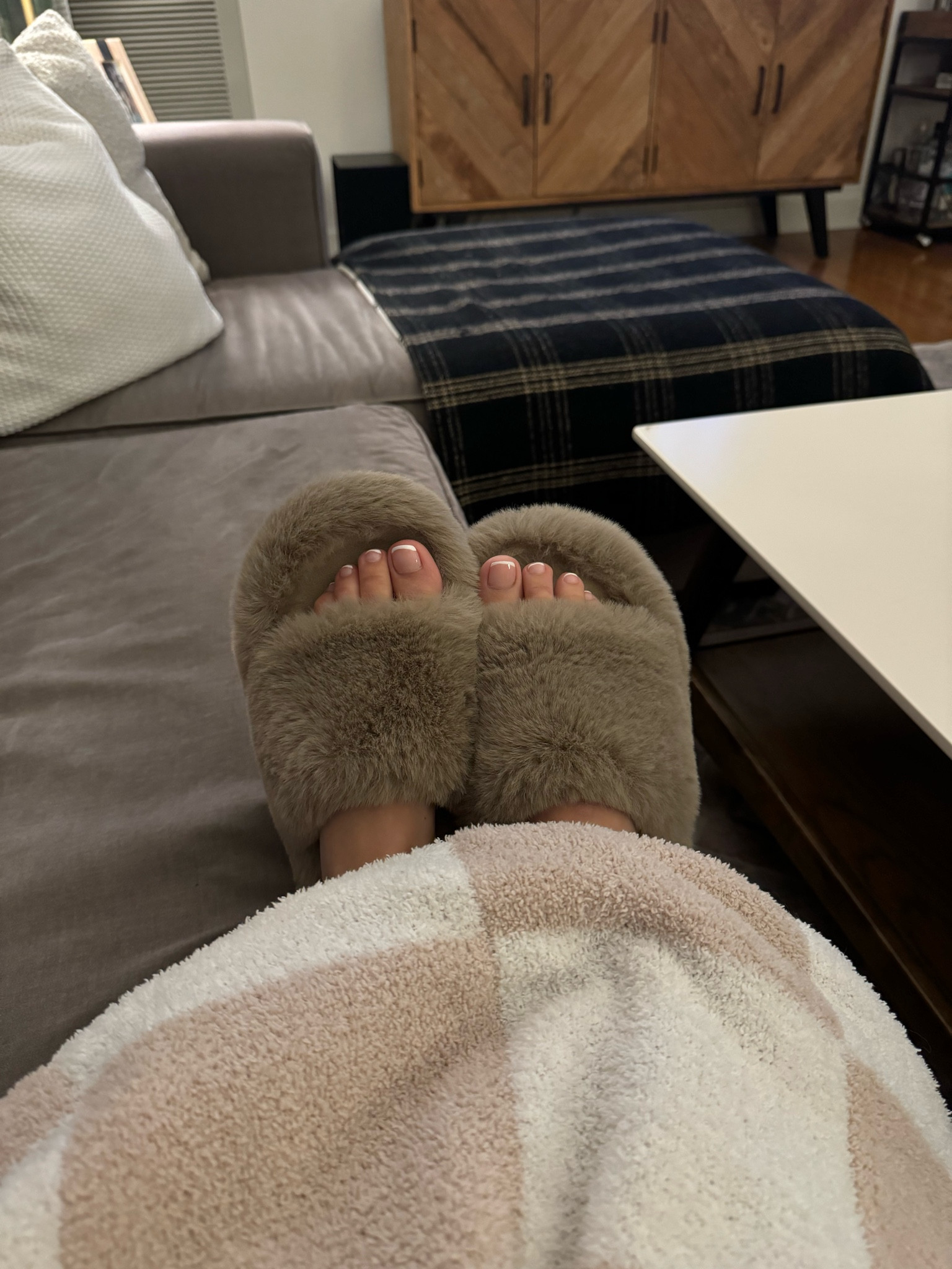 Almost cozy season 🤍 my absolute favorite blanket and slippers 

#LTKSeasonal #LTKBacktoSchool #LTKHome
