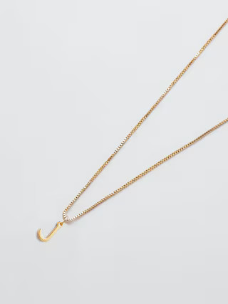 Gold Dainty Initial Necklace | Gap (US)