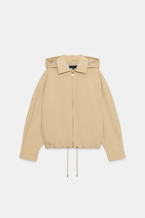 DETACHABLE HOOD JACKET | Zara US