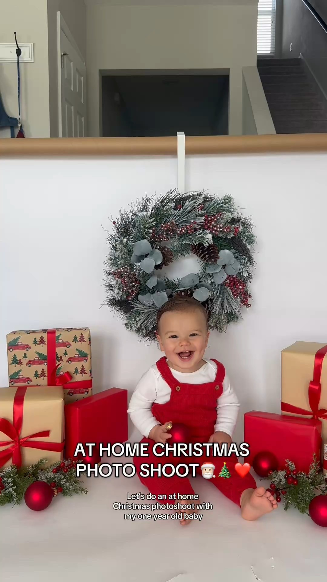 At home Christmas photoshoot🎄🎅🏻#photoshoot #athomephotoshoot #diyphotoshoot #christmas 

#LTKFamily #LTKBaby #LTKKids