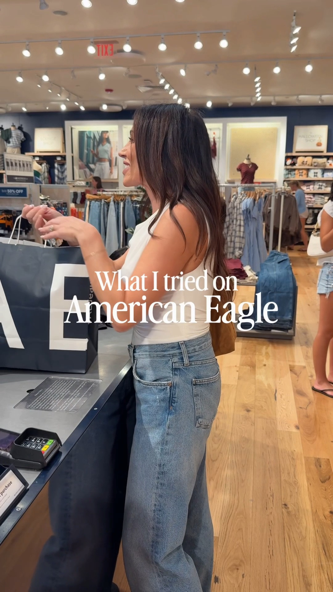 Everything I tried on at American Eagle! Huge weekend sale. Use code AEFALL30

#LTKootd #LTKSaleAlert #LTKSeasonal