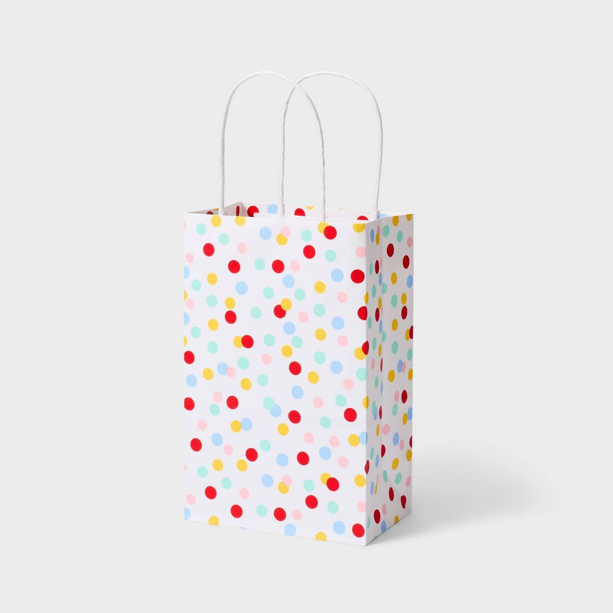 Dots on White Small Gift Bag - Spritz™ | Target