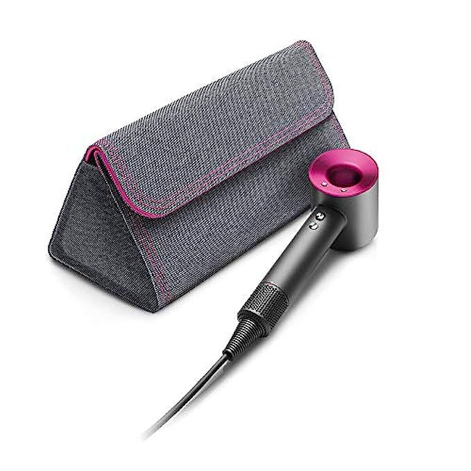 Dyson Supersonic Hair Dryer, Iron/Fuchsia with Complimentary Travel Bag | Amazon (US)