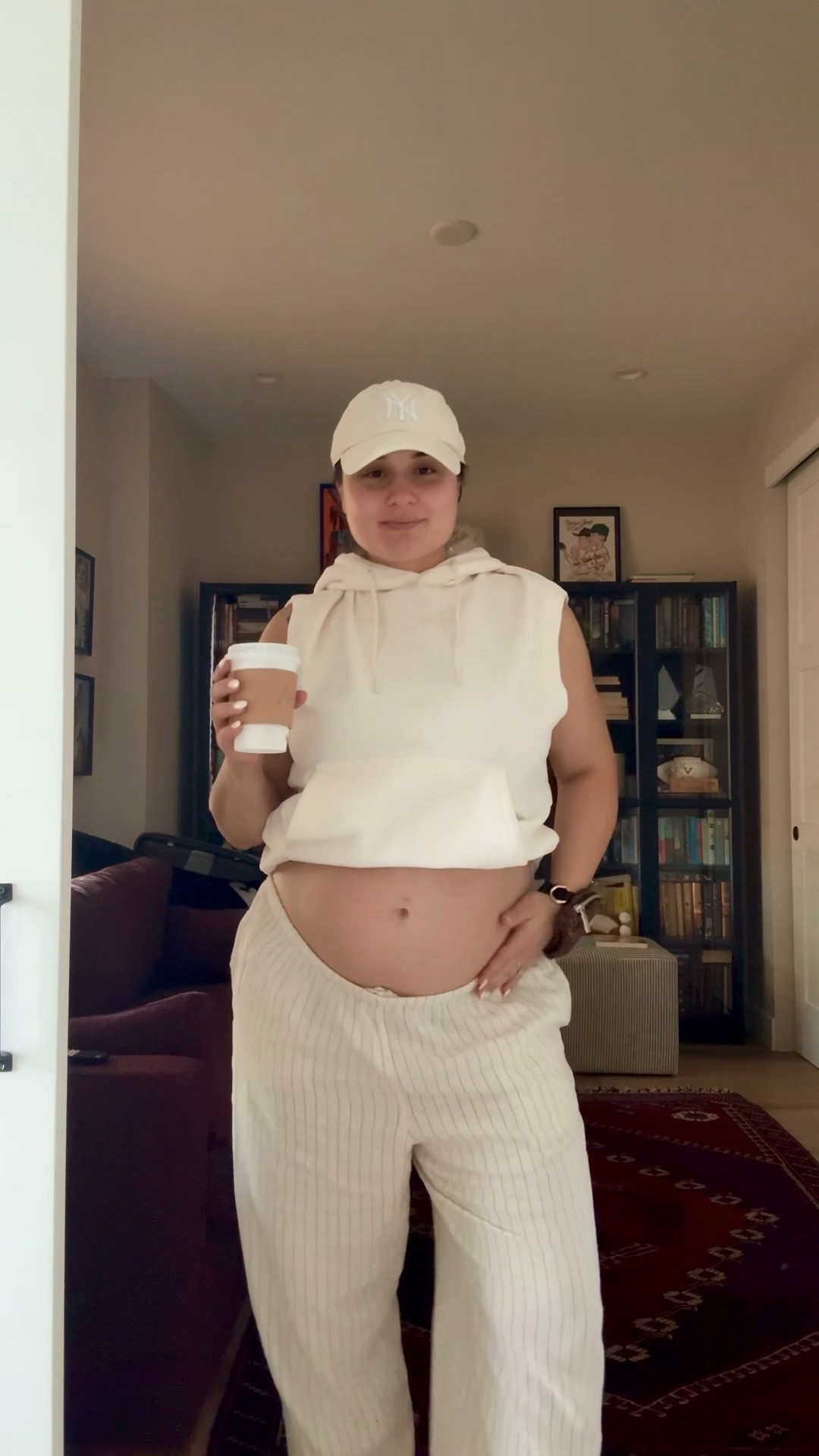 Dressing the bump this weekend. Comfy linen pants - wearing XL. Could easily fit into L but want space to grow. 
My sleeveless hoodie is from Athleta (old) but I linked similar ones. Perfect for fall! 

#LTKBump