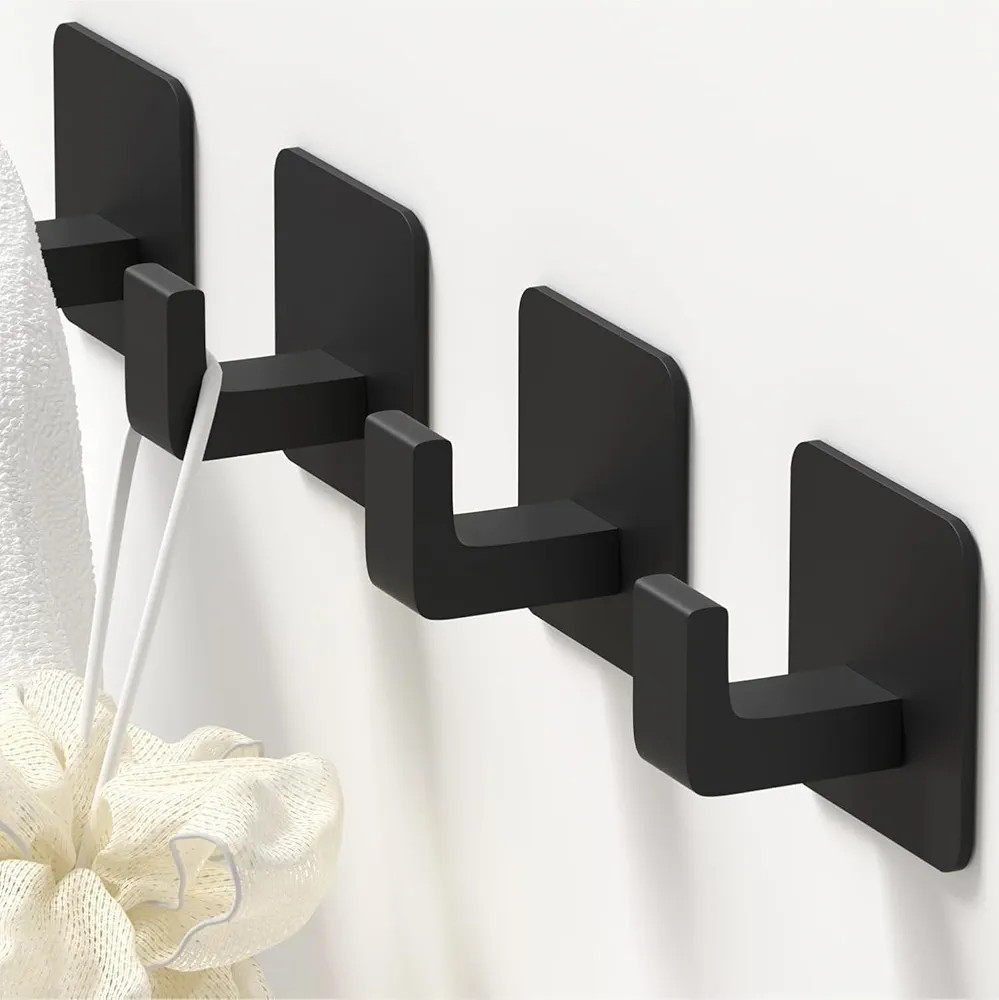 LGSFTBFS 4 Pack Adhesive Towel Hooks Coat Hooks, Heavy Duty Wall Hooks Hooks Stick on Door, Kitch... | Amazon (CA)