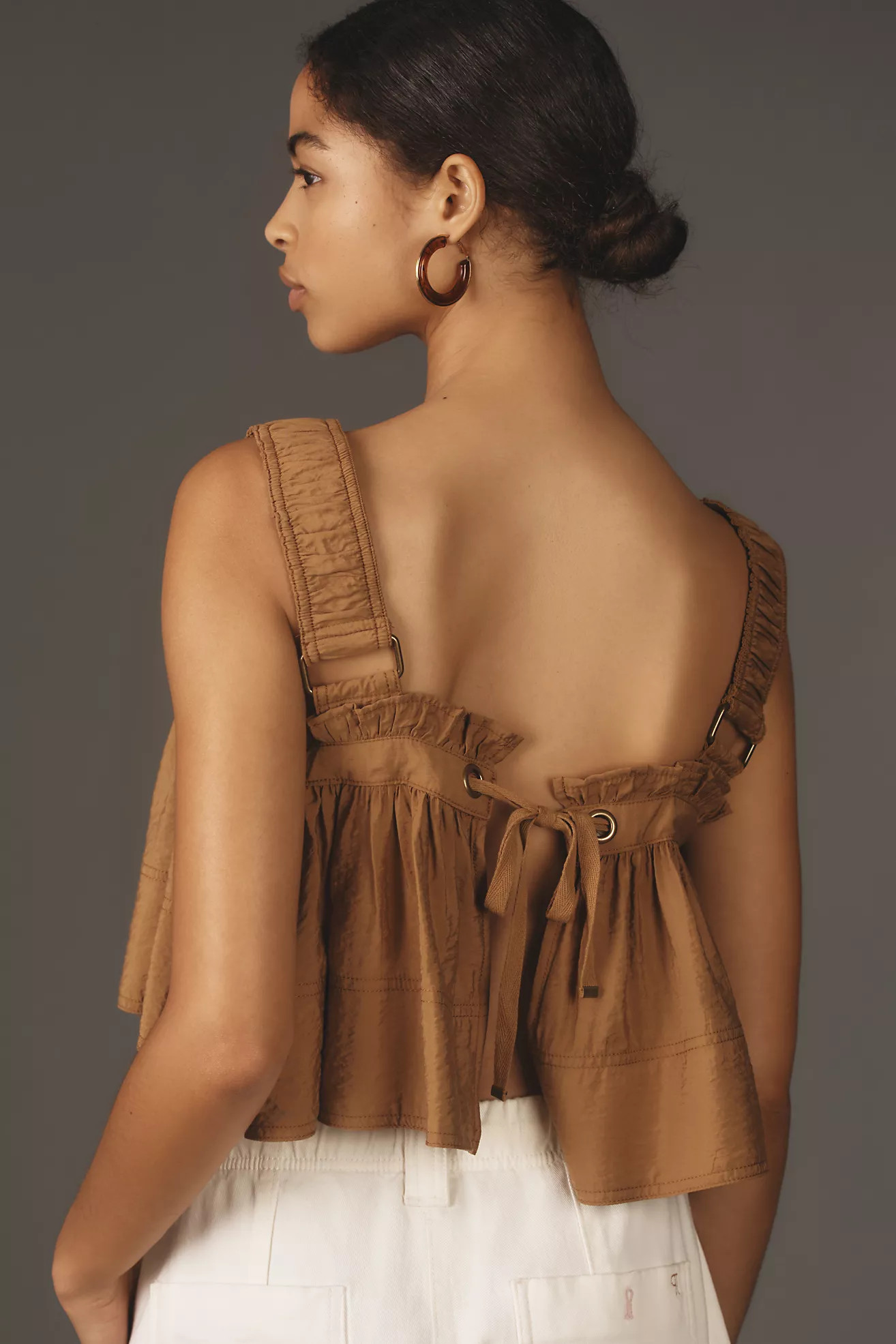 Pilcro Cropped Swing Tank | Anthropologie (US)