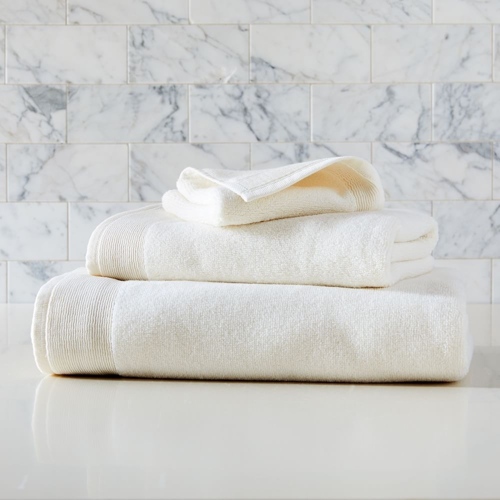 Organic Luxury Fibrosoft™ Bath Towel Sets | West Elm (US)