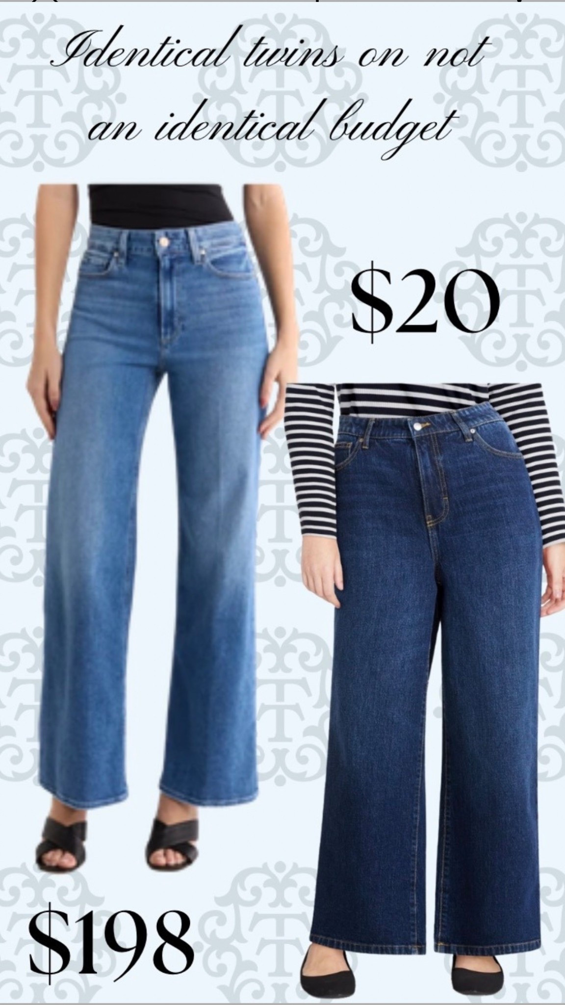 We found a twin to the viral fit everybody jeans under $20! 

#LTKootd #LTKOver40 #LTKFindsUnder50