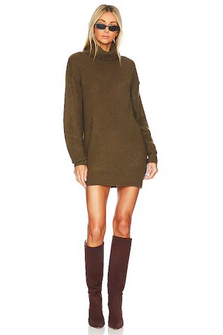 SUPERDOWN Sanja Sweater Dress in Forest Green from Revolve.com | Revolve Clothing (Global)