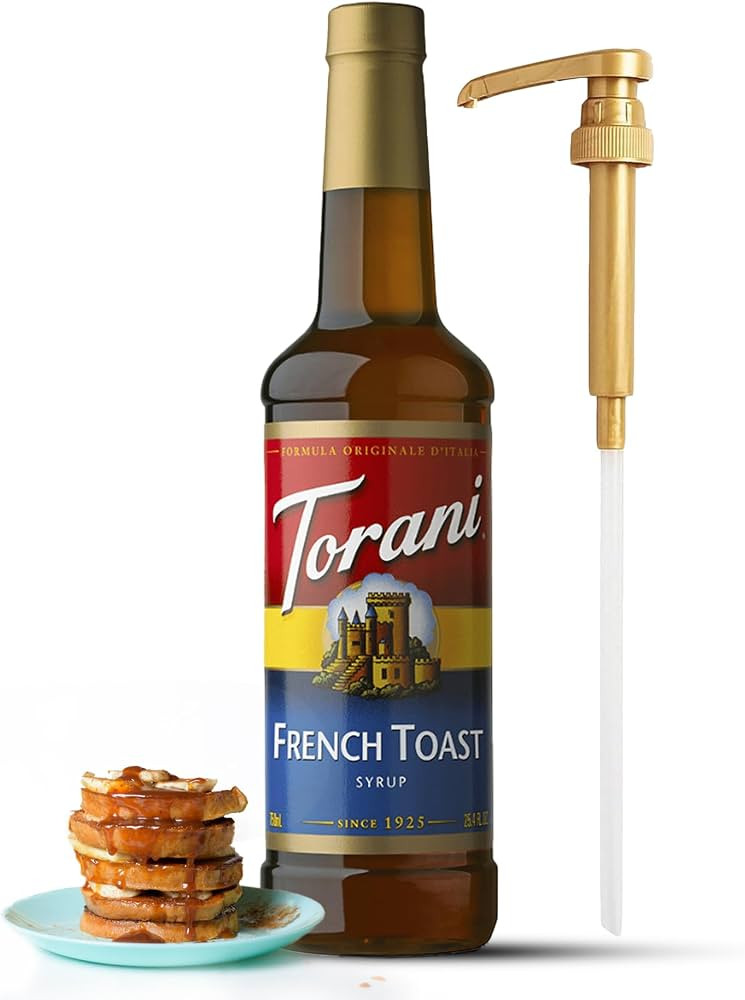 French Toast Syrup for Coffee & Cocktails 25.4 Ounces Coffee Flavoring for Drinks with Fresh Fine... | Amazon (US)