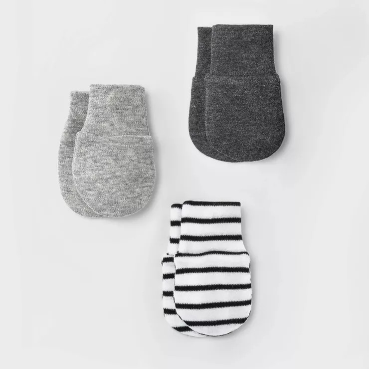 Baby 3pk Basic Mittens - Cloud Island™ | Target