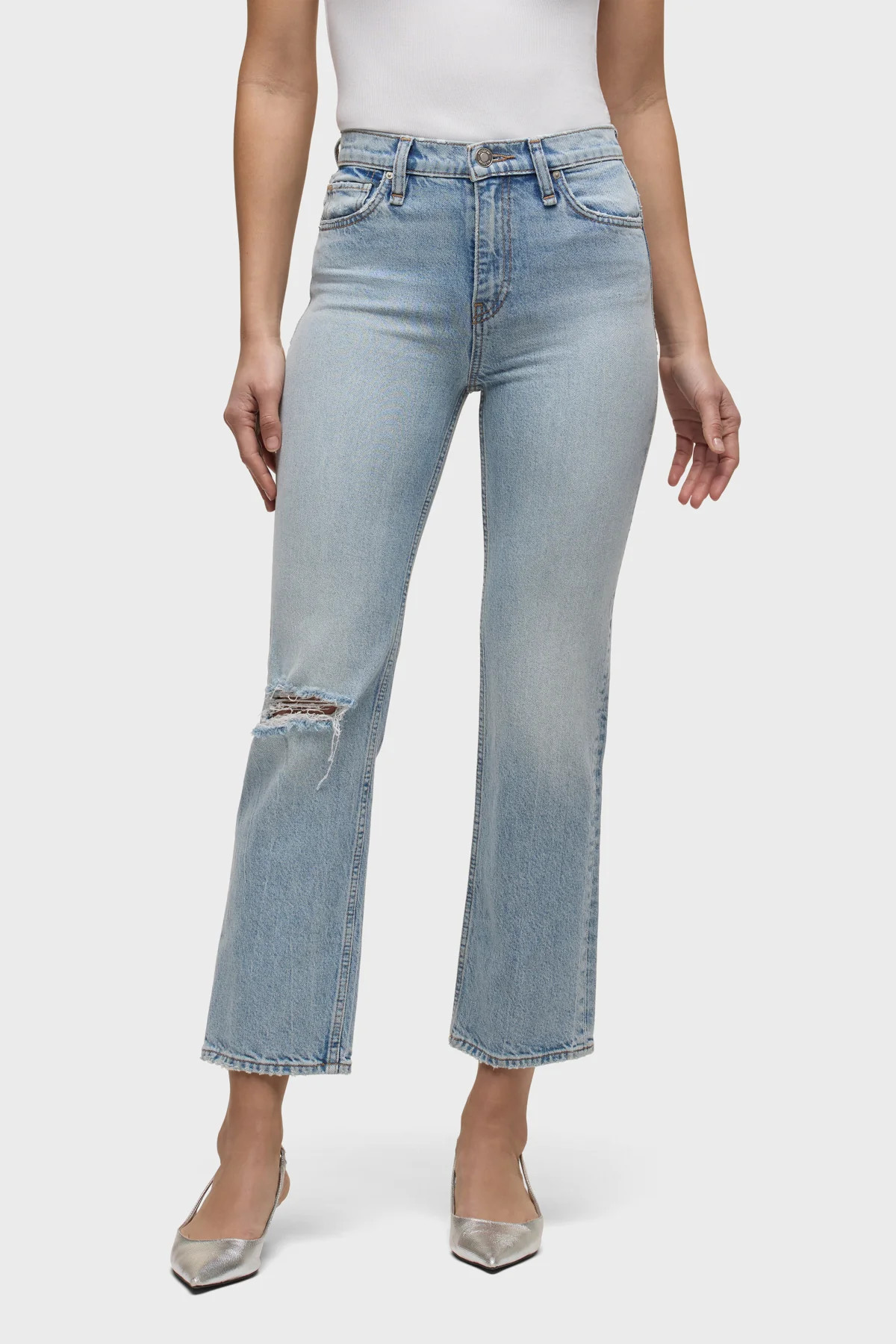 Remi High-Rise Straight Ankle | Hudson Jeans