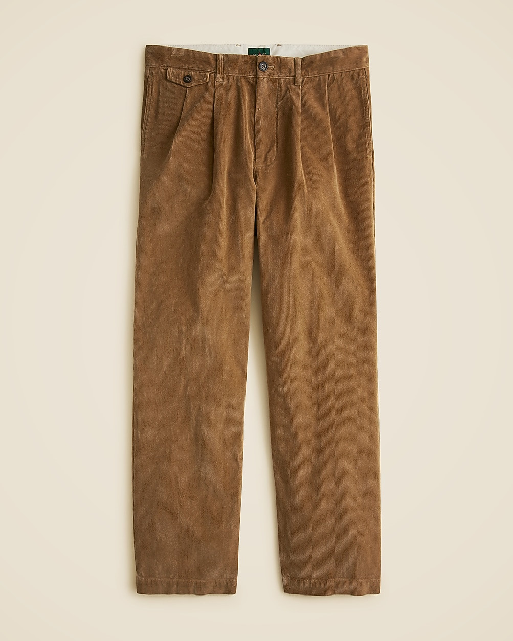 Relaxed double-pleated corduroy pant | J. Crew US