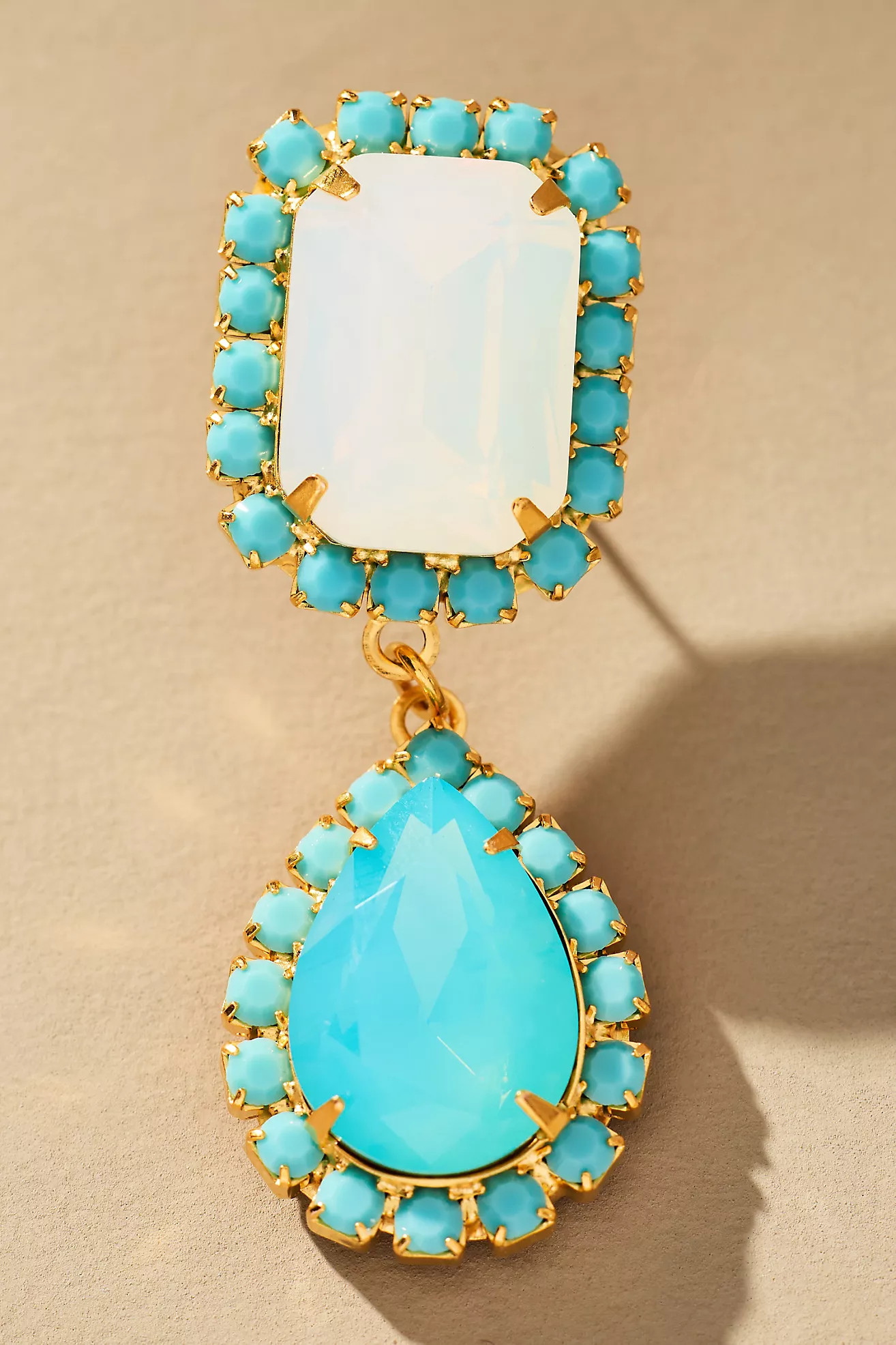The Pink Reef Jewel Neons Drop Earrings | Anthropologie (US)