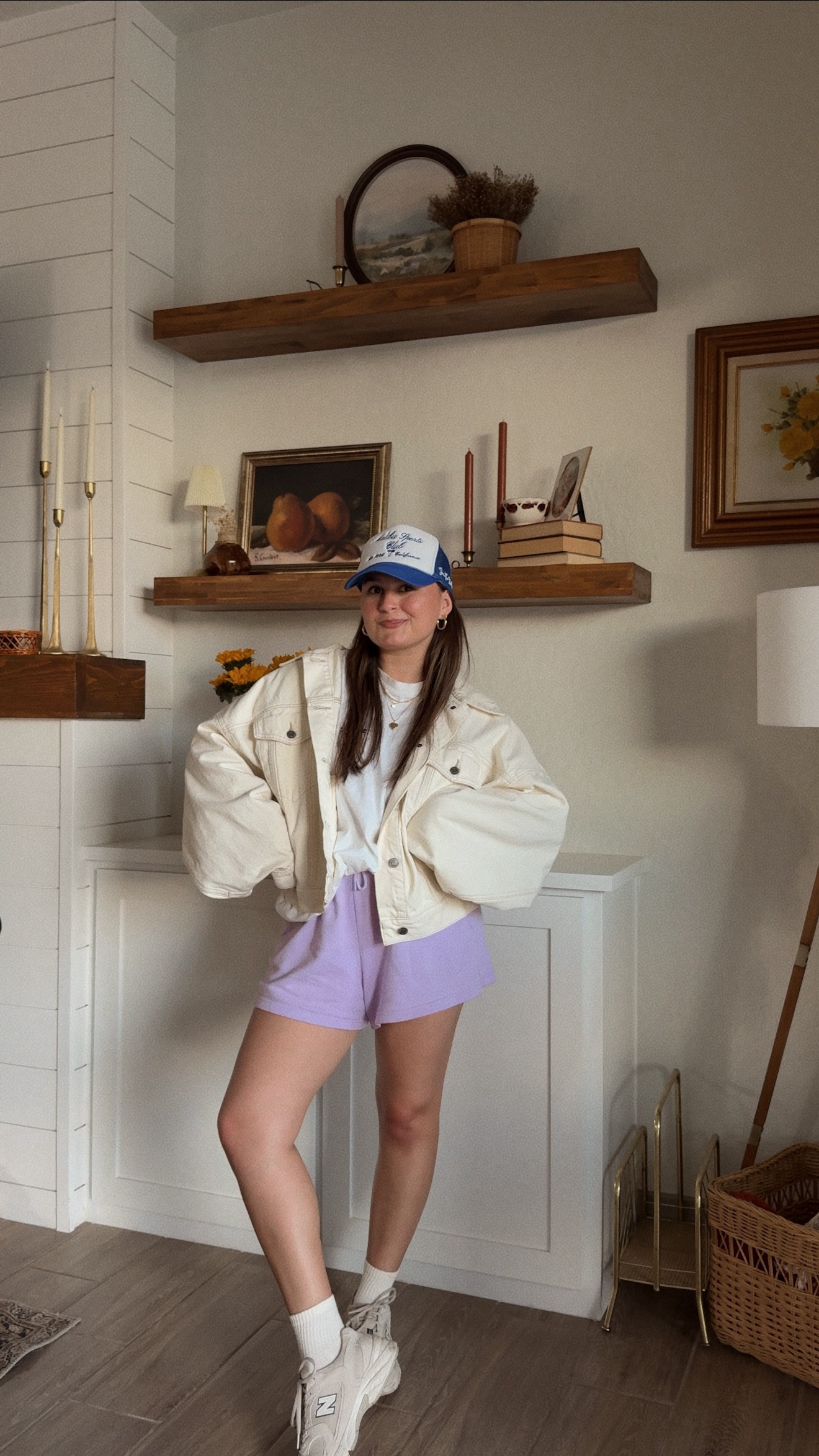 Spring outfit #8
Sometimes you just wanna be comfy, and this outfit is exactly that 🙂‍↕️ sizes below:
Shorts: M
Jacket: L
Tee shirt: L
Shoes: 8 (tts)

#LTKU #LTKWatchNow #LTKSeasonal
