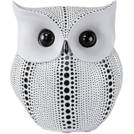 MRGL 5.7" Owl Figurines Home Decor, Modern Statue, Crafted Figurines, Buhos Decoration for Shelf, Ta | Amazon (US)