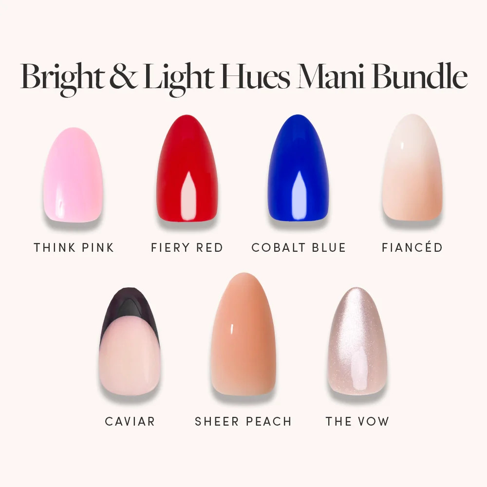 Bright & Light Hues Mani Bundle | Glamnetic