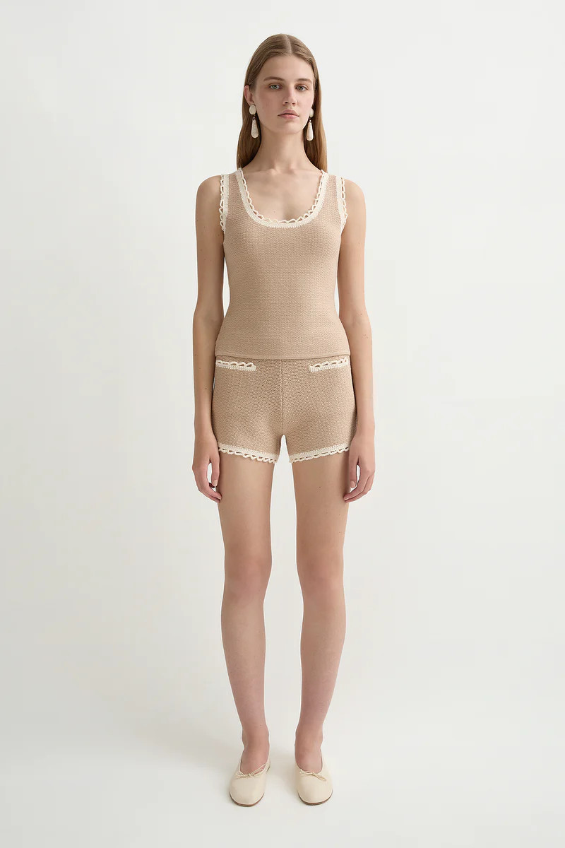 WILLOW SHORT - TAUPE | POSSE (US)
