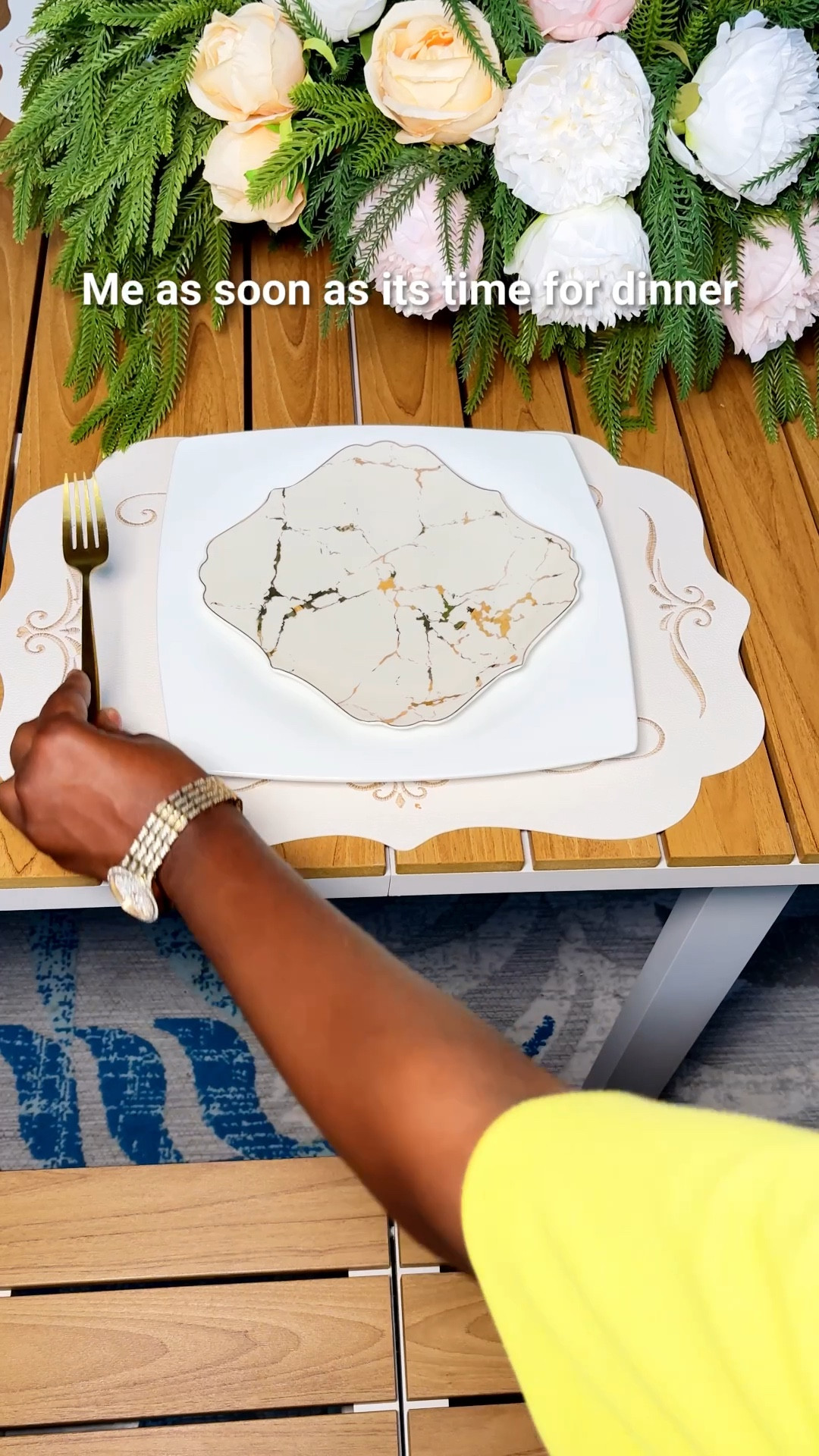 Dinner setup with my fave China

#LTKHome #LTKGiftGuide #LTKSummerEdit