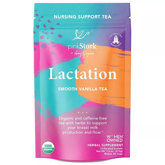 Pink Stork Smooth Vanilla Lactation Tea - 15ct | Target