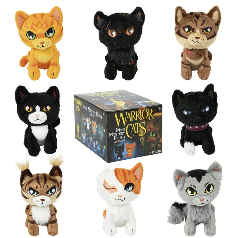 Warrior Cats 6" Mini Mystery Plush, Series 1 | Walmart (US)
