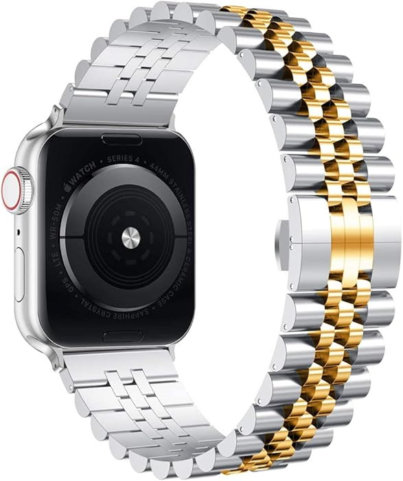 Wolait Compatible with Apple Watch Ultra 3/Ultra 2 Band 49mm 46mm 45mm 44mm 42mm,Stainless Steel ... | Amazon (US)