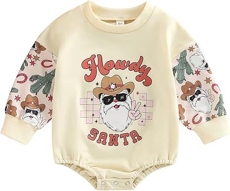 Unisex Baby Crewneck Sweatshirt Oversized Sweater Long Sleeve Shirts Pullover Top Fall Winter Out... | Amazon (US)