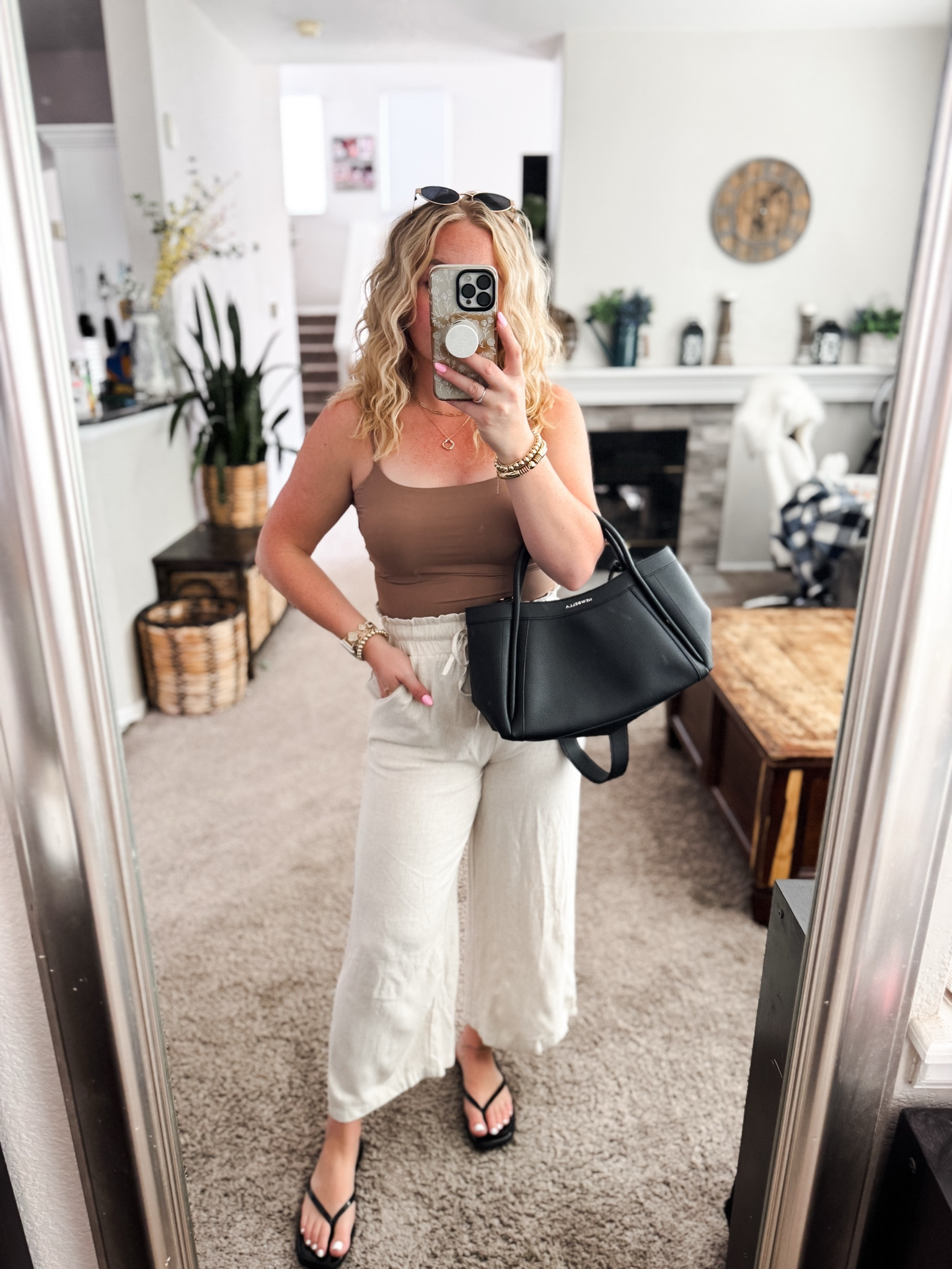 Brown cami tank top with linen pants, black handbag, and black sandals 






Amazon outfits every outfit inspo, outfit ideas, casual outfits amazon, amazon outfits every day, spring outfits 2026, summer outfits

#LTKootd #LTKSaleAlert #LTKPetite