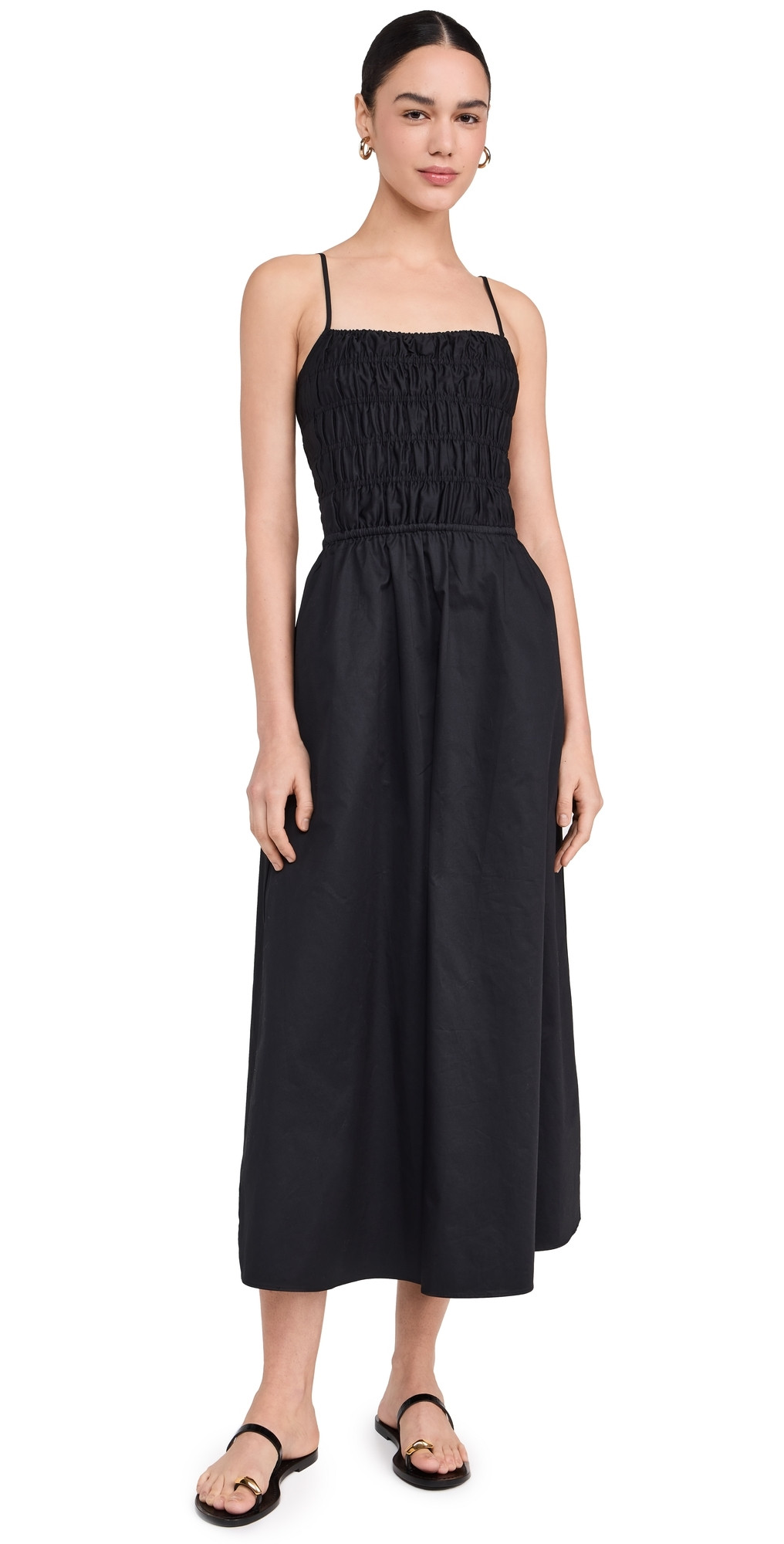 Solid & Striped The Delta Dress Blackout XL | Shopbop