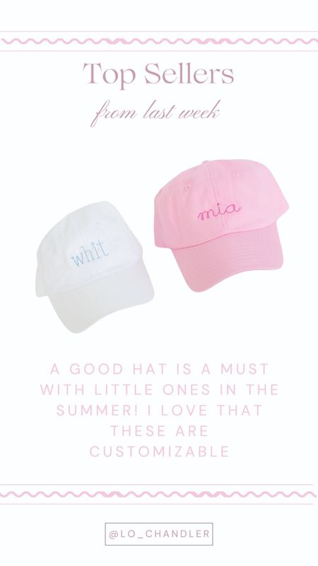 A good baseball cap in the summer is an absolute mess for a little ones! I love that these ones are customizable – Dottie and Duke both have one!



Children’s summer 
Children’s hat 
Sun hat for kids 
Baseball cap 
Customizable hat

#LTKfindsunder50 #LTKbaby #LTKkids