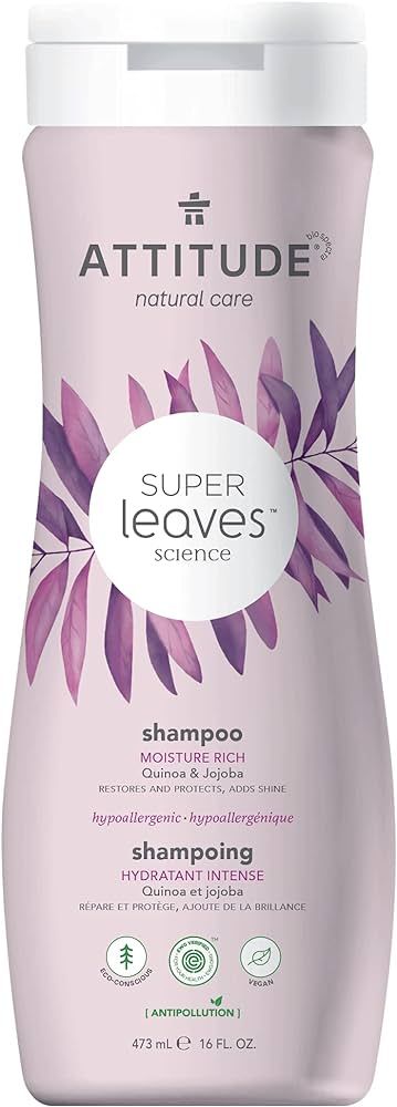 ATTITUDE Hair Shampoo, EWG Verified, Plant- and Mineral-Based Ingredients, Vegan and Cruelty-free... | Amazon (US)