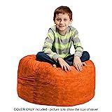 Chill Sack Bean Bag Chair Cover, 4-Foot, Microsuede - Navy | Amazon (US)