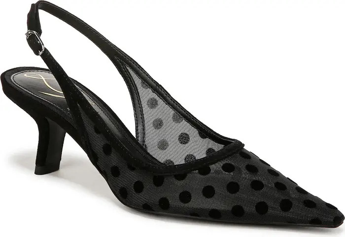 Sam Edelman Bianka Slingback Mesh Pointed Toe Pump (Women) | Nordstrom | Nordstrom
