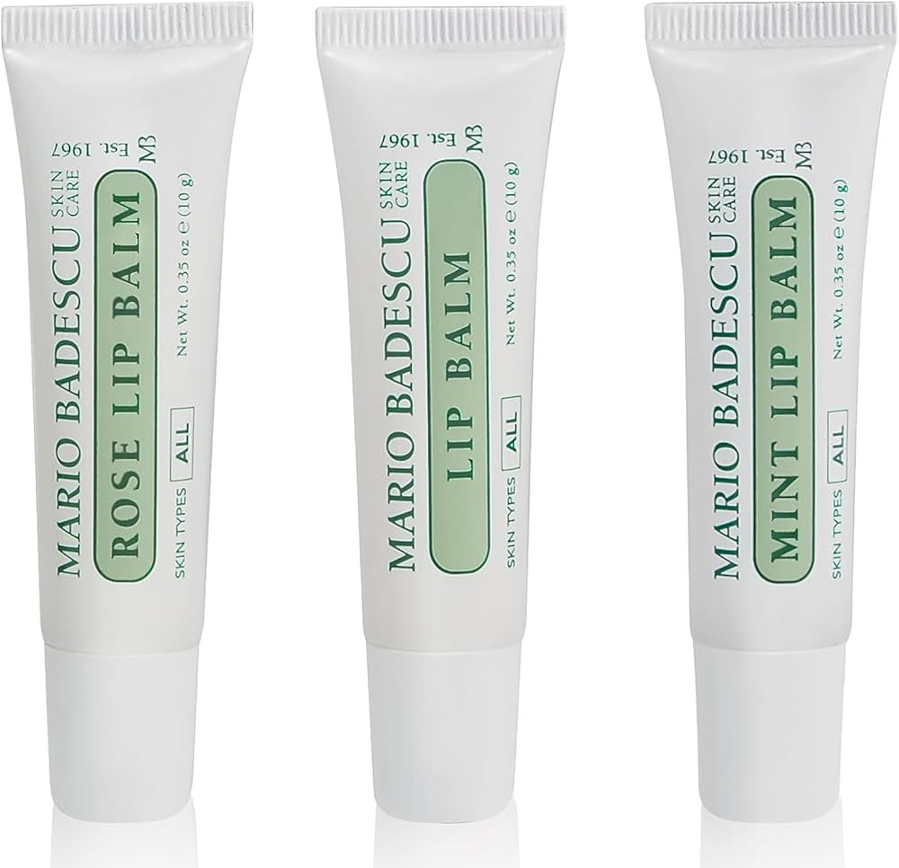 Mario Badescu Moisturizing Lip Balm for Dry Cracked Lips, Infused with Coconut Oil and Shea Butte... | Amazon (US)