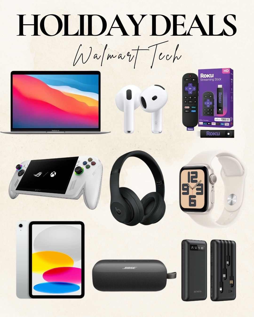 Holiday tech deals you don’t want to miss! 

#LTKSeasonal #LTKSaleAlert