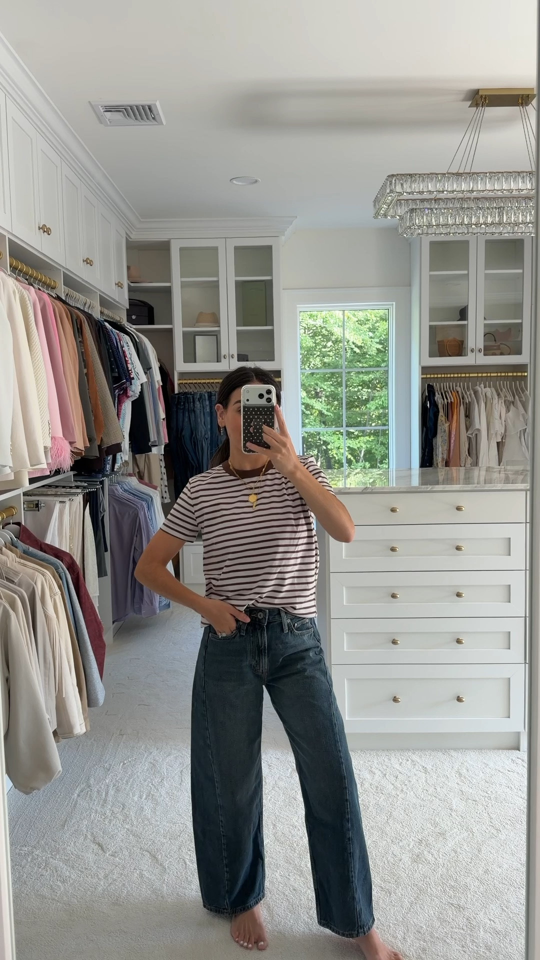 Size small in tshirt, size 26 in jeans

#LTKootd #LTKPetite