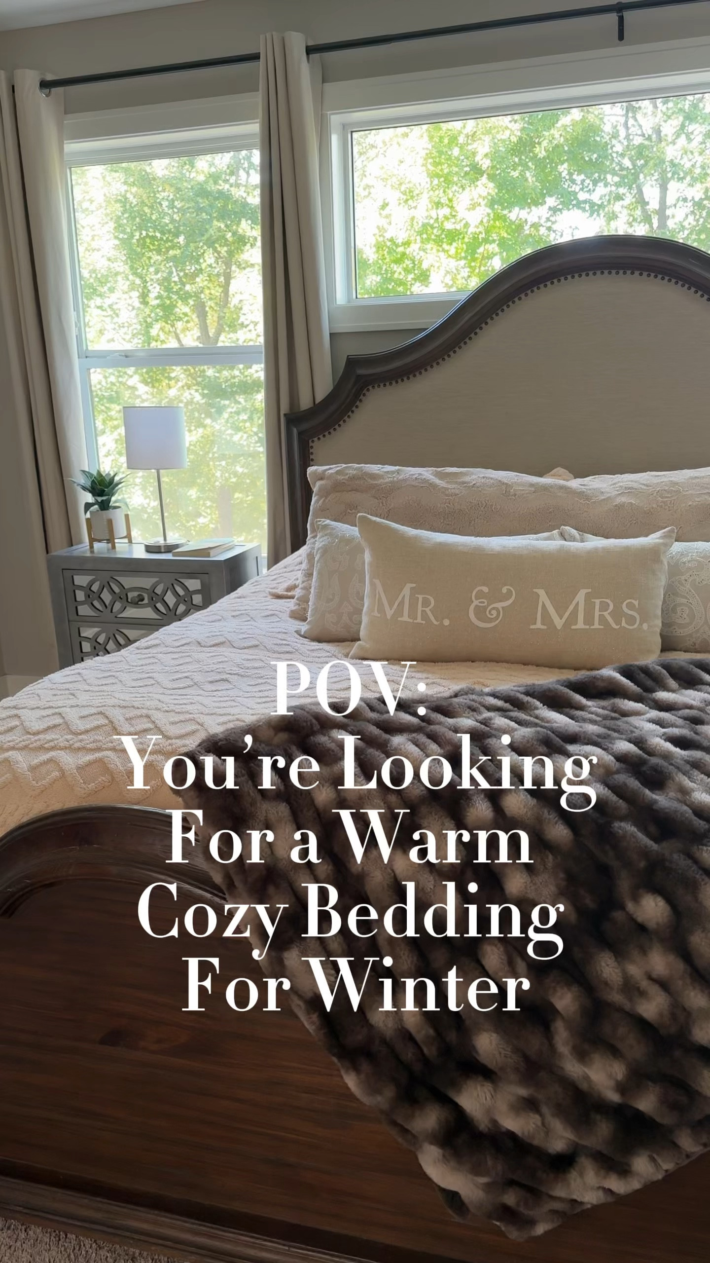Cozy Plush Bedding Perfect for Winter!! I’ve had this set for 2 years and can’t say enough about it!! It has been washed many times and it still looks amazing! Great quality and great price!! 

#cozybedroom #Cozybedroomdecore #cozybedding 


