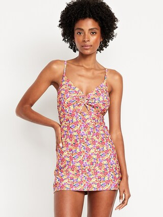 Twist-Front Swim Dress | Old Navy (US)
