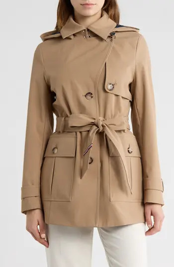 Tommy Hilfiger Water Resistant Belted Trench Coat | Nordstromrack | Nordstrom Rack
