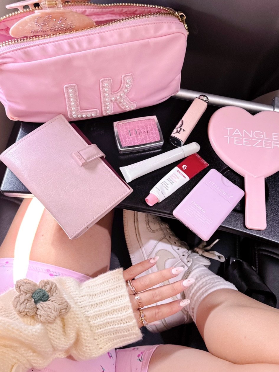 aesthetic in flight essentials ✈️🎀💖

#LTKTravel