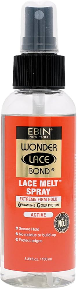 EBIN NEW YORK Wonder Lace Bond Lace Melt Spray 3.39oz / 100ml - Extreme Firm Hold (Active) | No R... | Amazon (US)