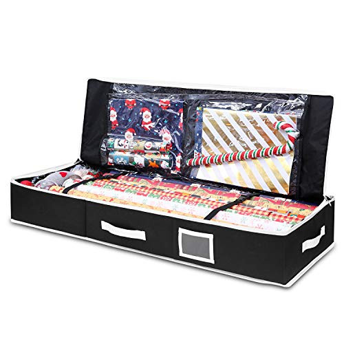 Primode Gift Wrap Storage Organizer for 40 Inch Wrapping Paper, Ribbon and Bows, 41”x 14”x 6 Wrap St | Amazon (US)