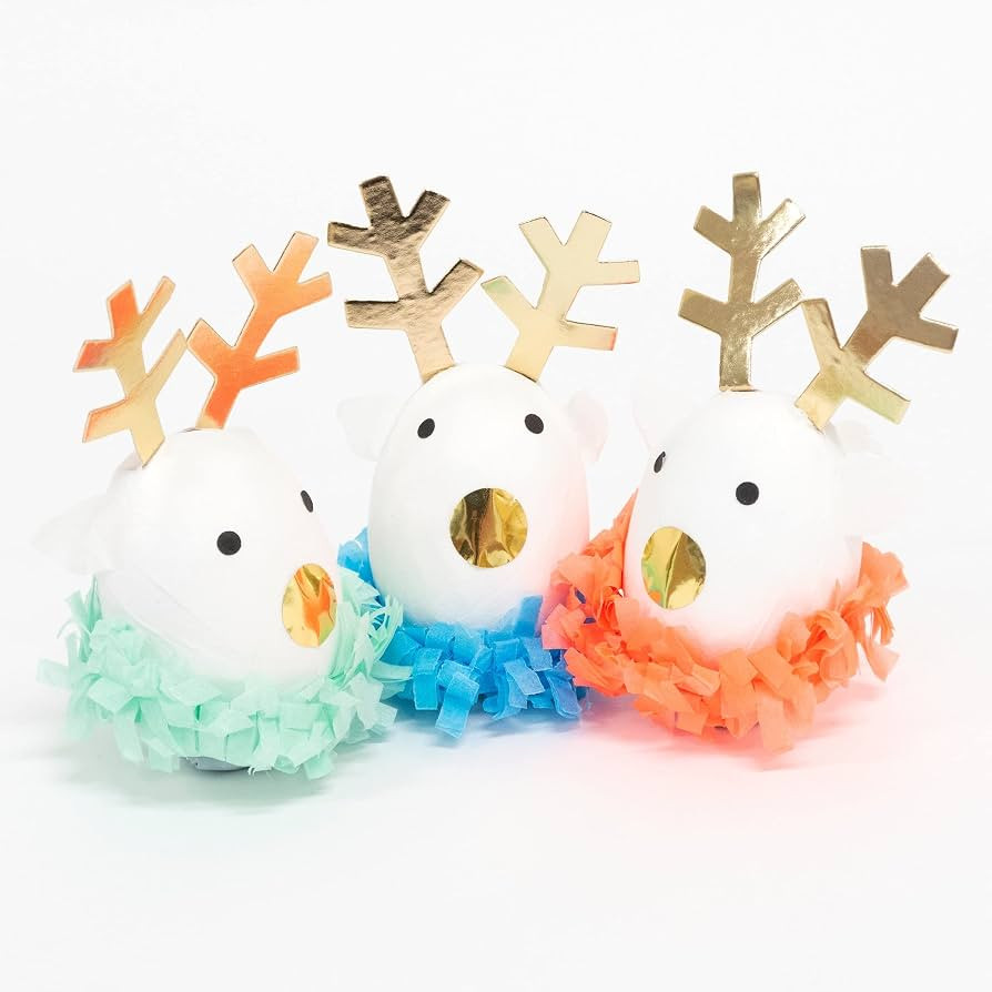 Meri Meri Festive Reindeer Surprise Balls (Pack of 3) | Amazon (US)