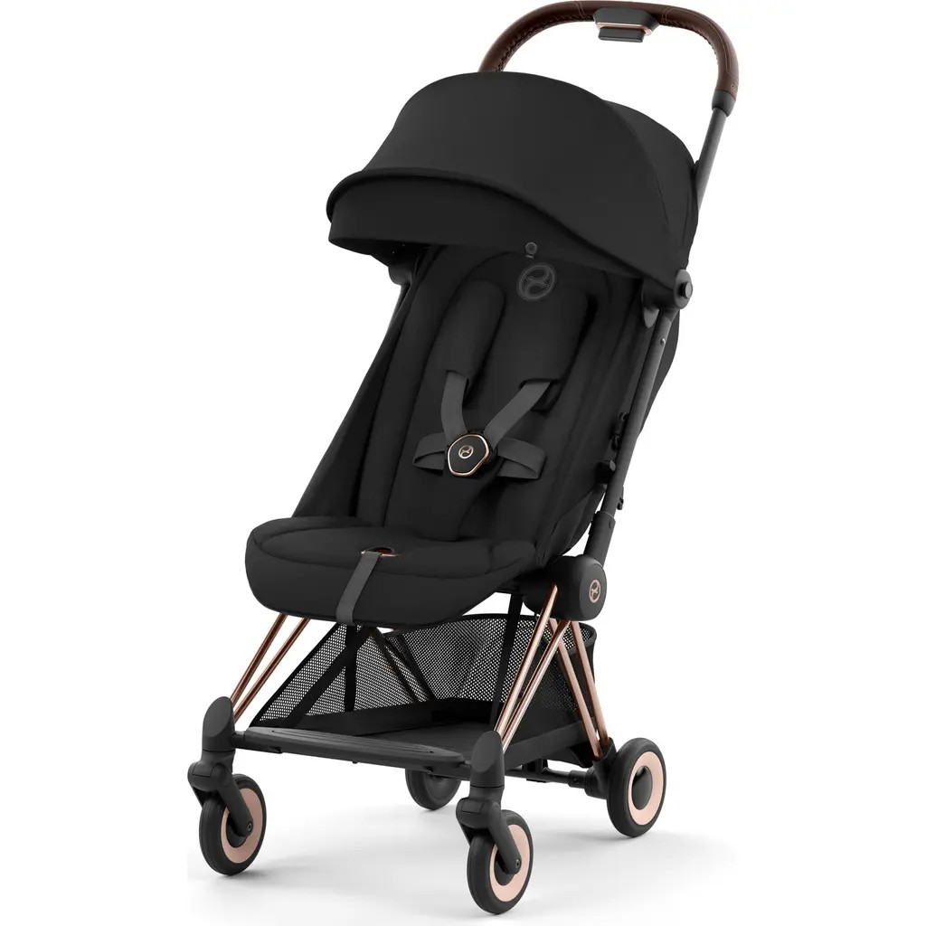 CYBEX COYA Compact Lightweight Travel Stroller in Sepia Black at Nordstrom | Nordstrom