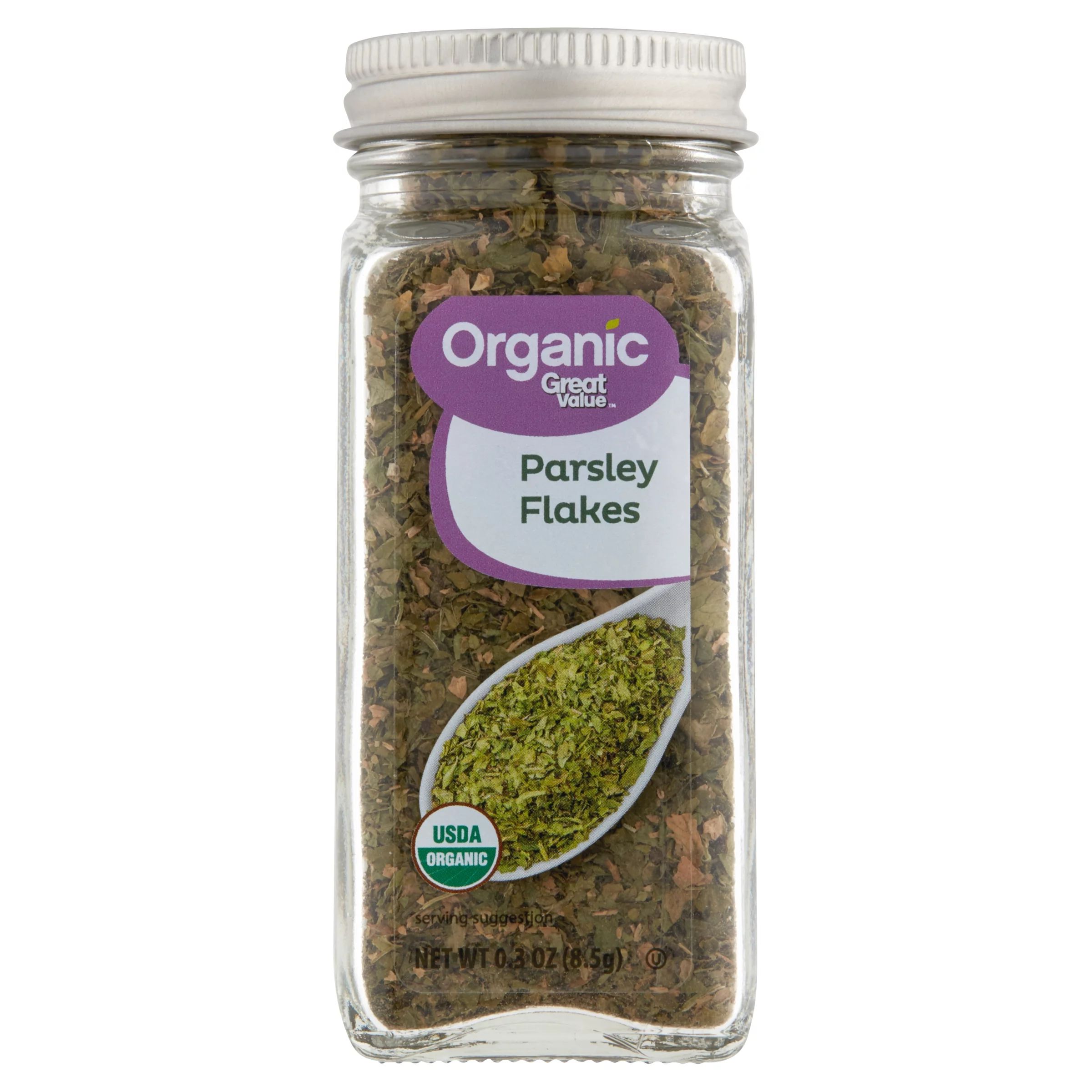 Great Value Organic Parsley Flakes, 0.3 oz - Walmart.com | Walmart (US)