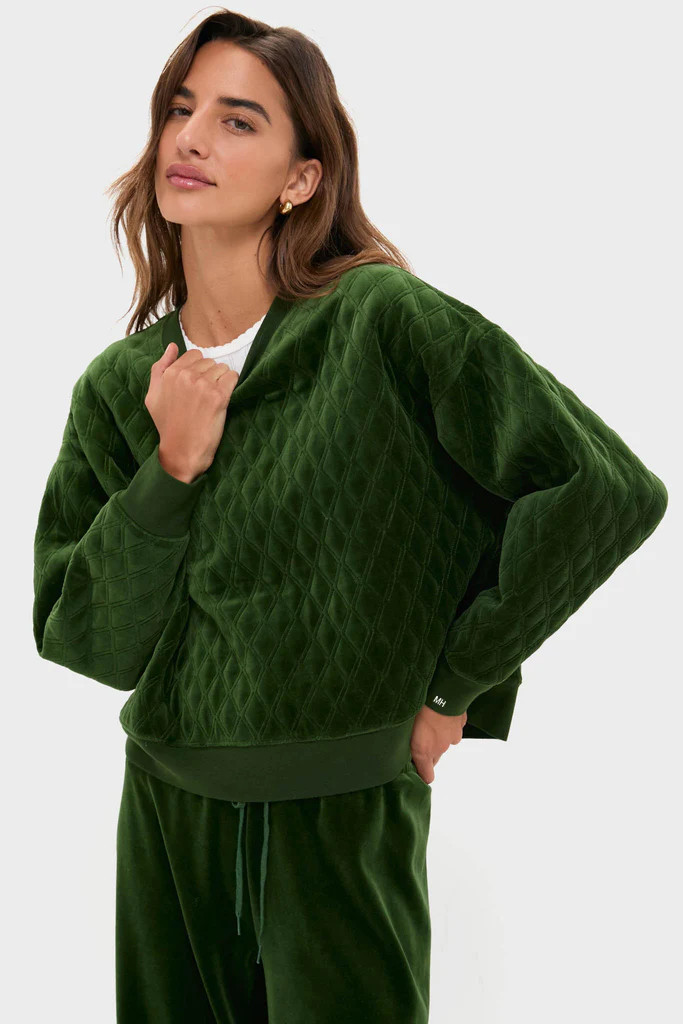 Douglas Fir Velour Bennett Pullover | Tuckernuck (US)