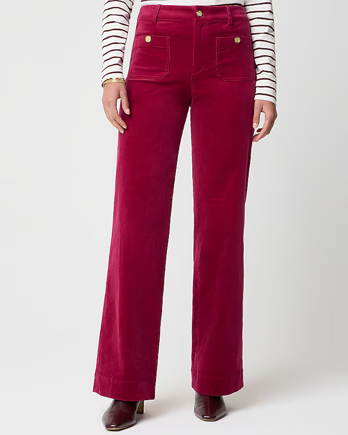 Corduroy Lizzie patch-pocket pant | J.Crew Factory