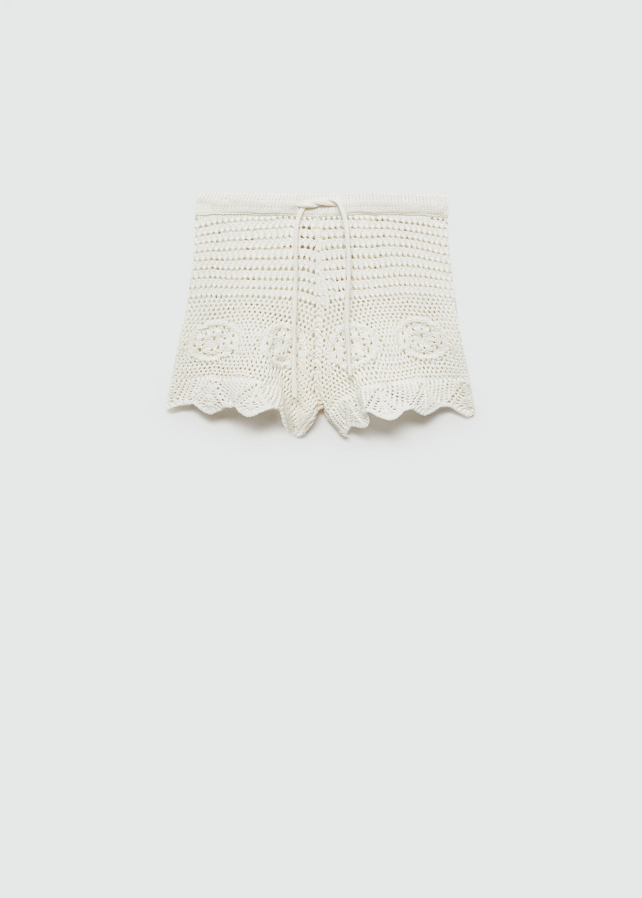 Crochet knit shorts | MANGO (US)